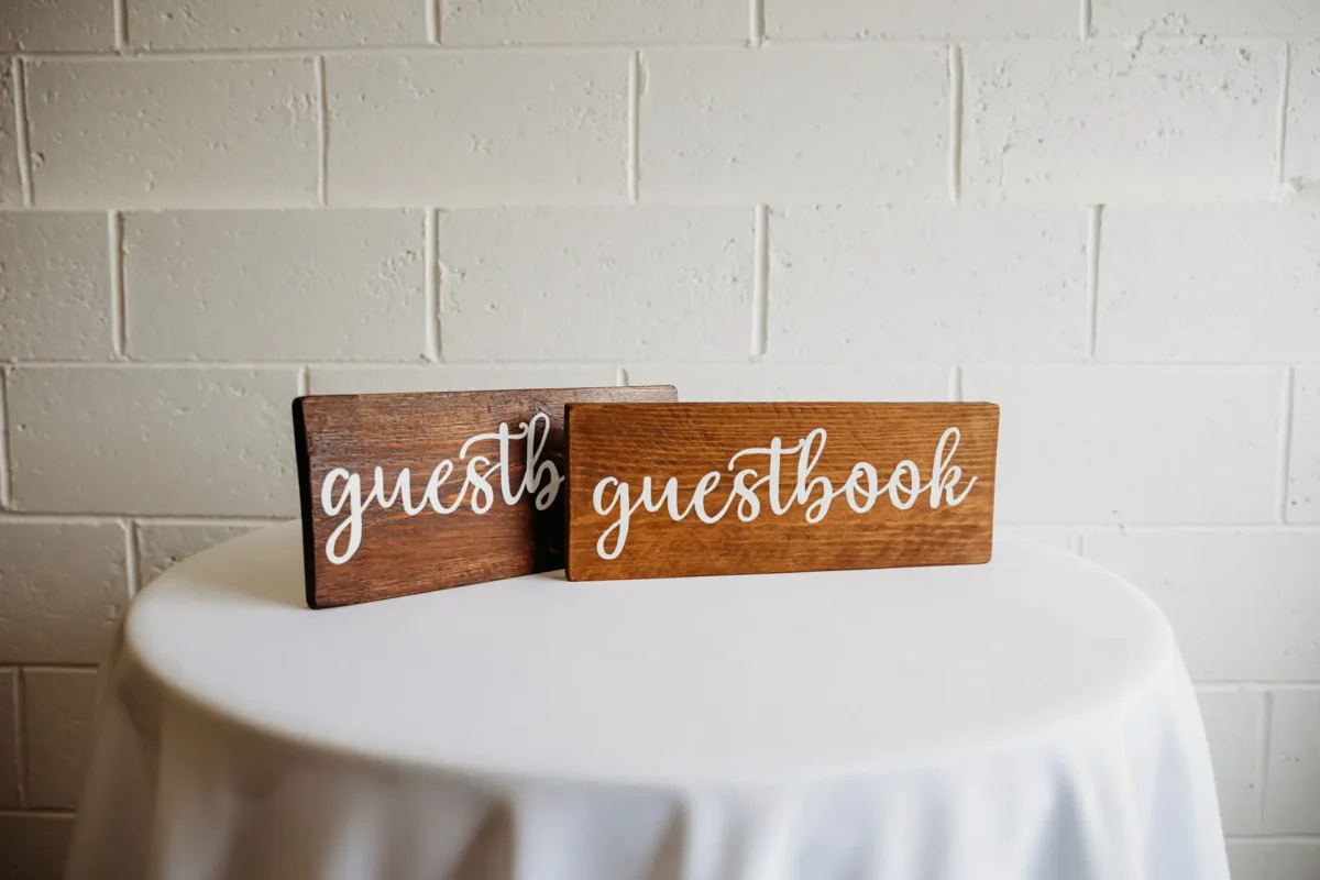 Guestbook Wooden Sign