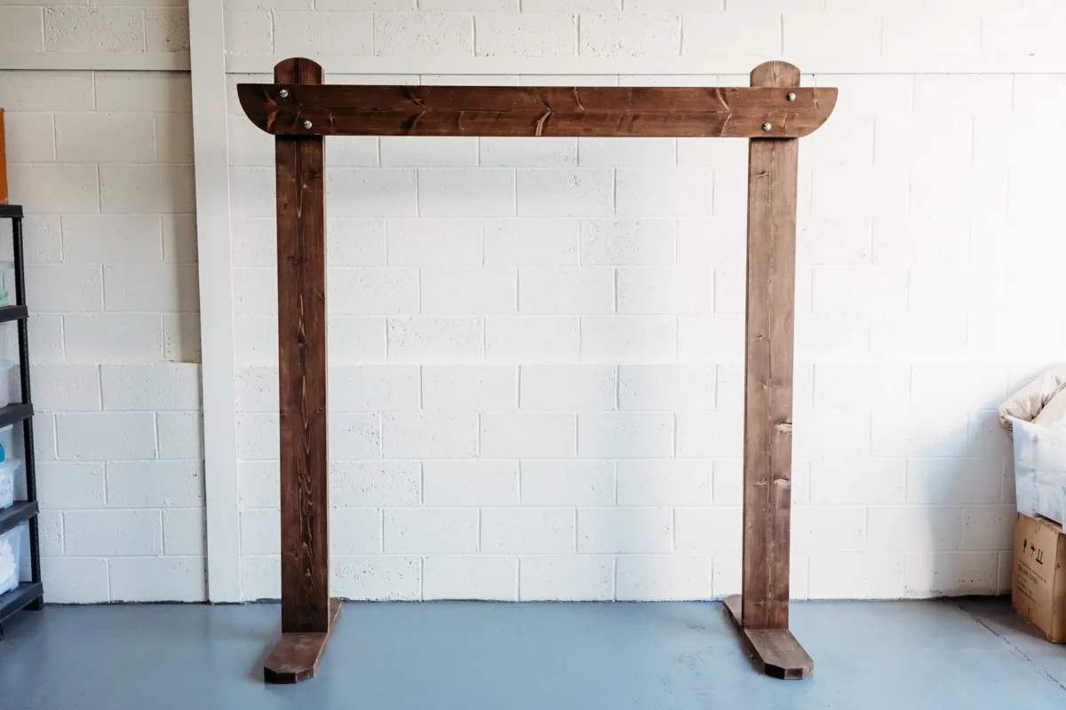 Dark Wooden Arbour